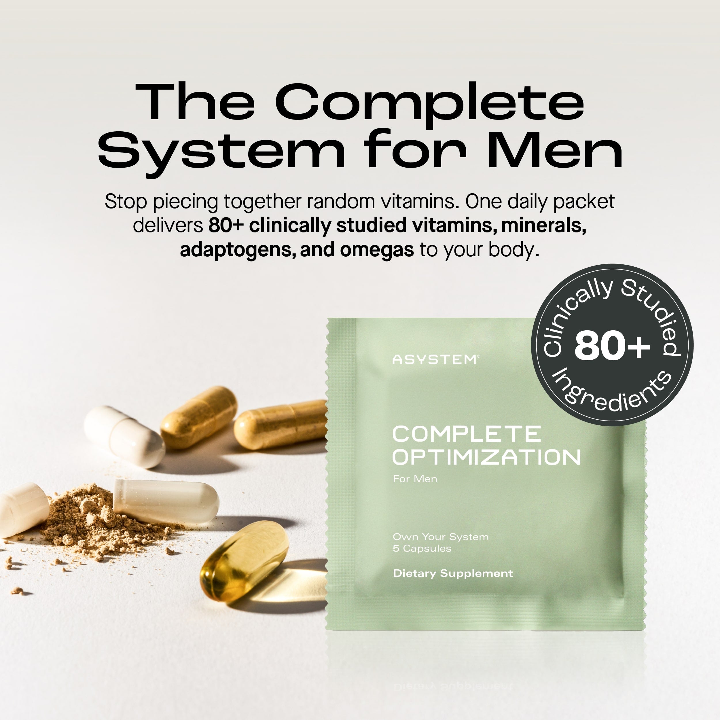 Optimizer Complete 4 Reasons to Try ASYSTEM's Complete Optimization for Men