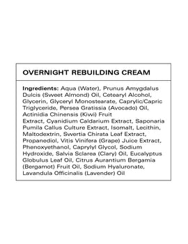 Overnight Rebuilding Cream