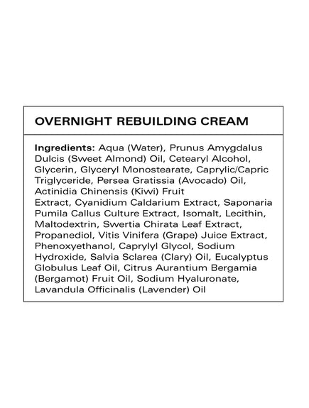 Overnight Rebuilding Cream